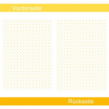 Sterne Herzen gelb - Designpapier